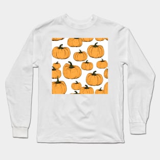 Pumpkin Pattern 2 Long Sleeve T-Shirt